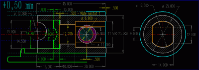 Tlačný trn pružiny GAMO - Bez úkosu. Doraz +0.50mm 3.gif